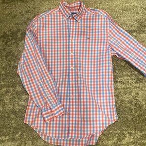 Vineyard Vines Whale Shirt Sport Shirt Size Small
